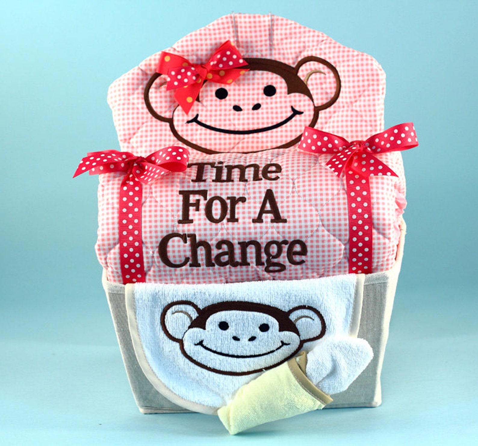 Baby Gift Basketmy Little Monkey Etsy