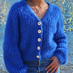 Vanessa Fisherman's Rib-kofta - stickmönster 163 - stickat i vuxenstorlekar