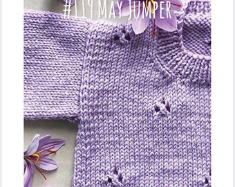 may jumper - knitting pattern 119