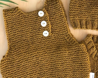 tinkers vest - knitting pattern 145