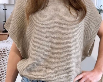 ruby tee - knitting pattern 173 - knits adult sizes