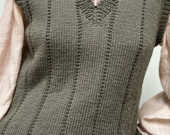 harry vest - knitting pattern 168