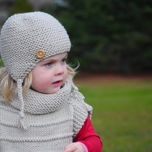 Dansey Hat and Vest - Knitting Pattern 015 - knits sizes 2 - 10y vest