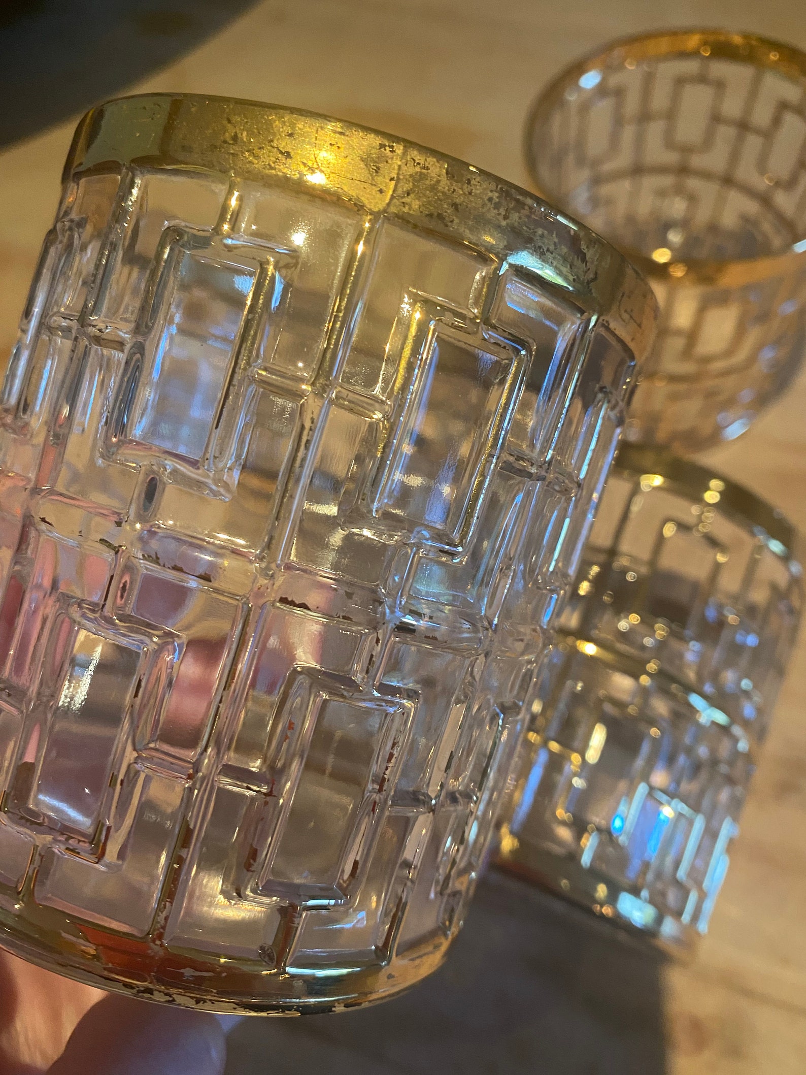 Vintage Cocktail Rocks Glasses Regal Imperial Glass Company | Etsy