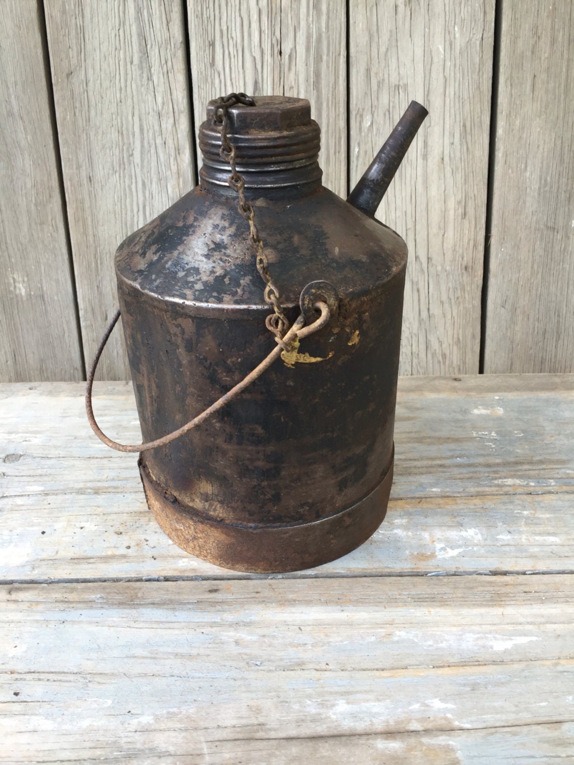 Vintage gas can kerosine can oil can handlan st louis usa Etsy