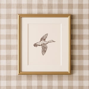 Duck Set of 2 Hunting Art Wildlife Theme Art Duck Wall Art Boy Room Art Prints Printable Art Outdoorsman Theme Hunting Room Boy Room Decor