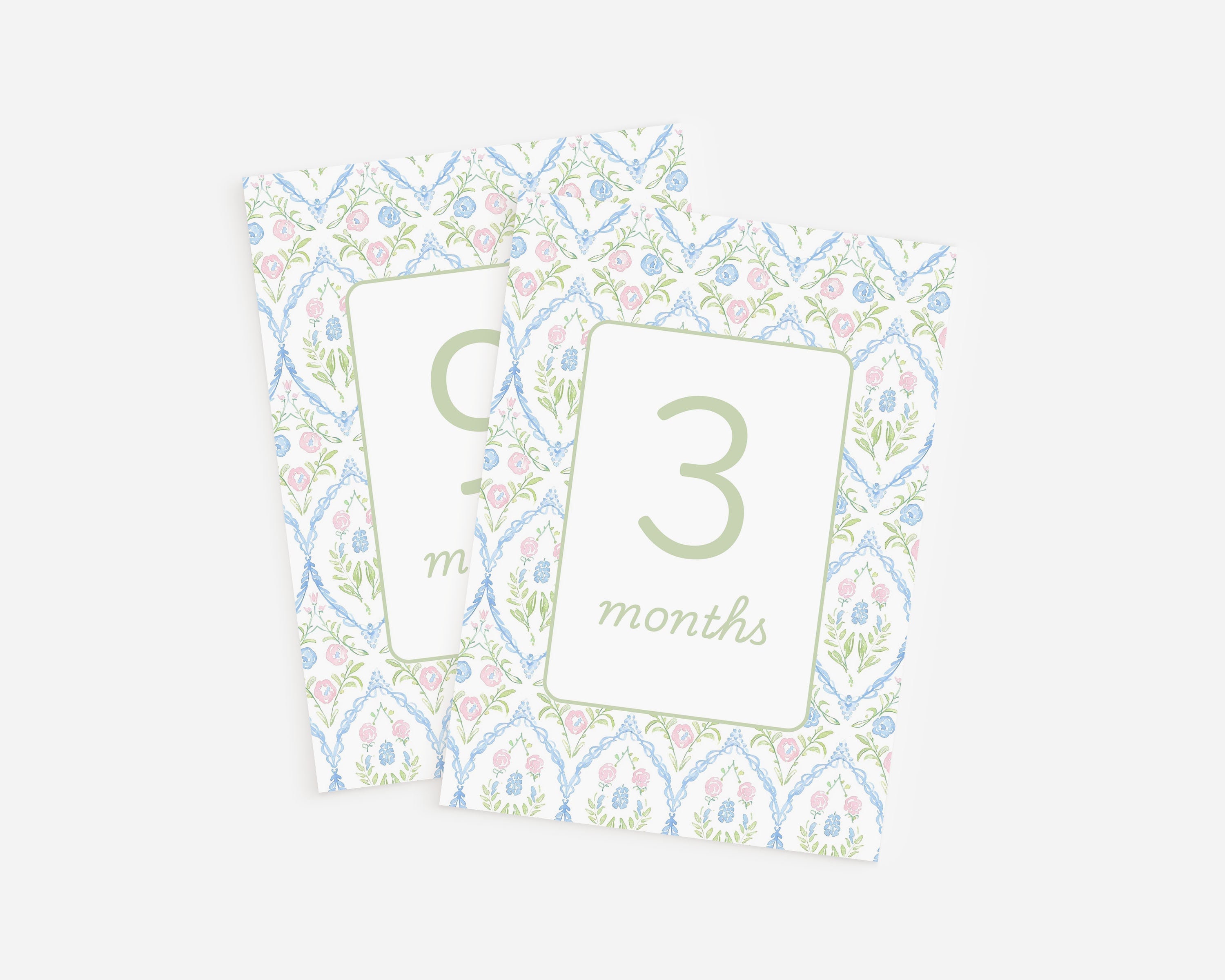 Milestone Cards Baby Girl Newborn Girl Month Cards Week Cards ...