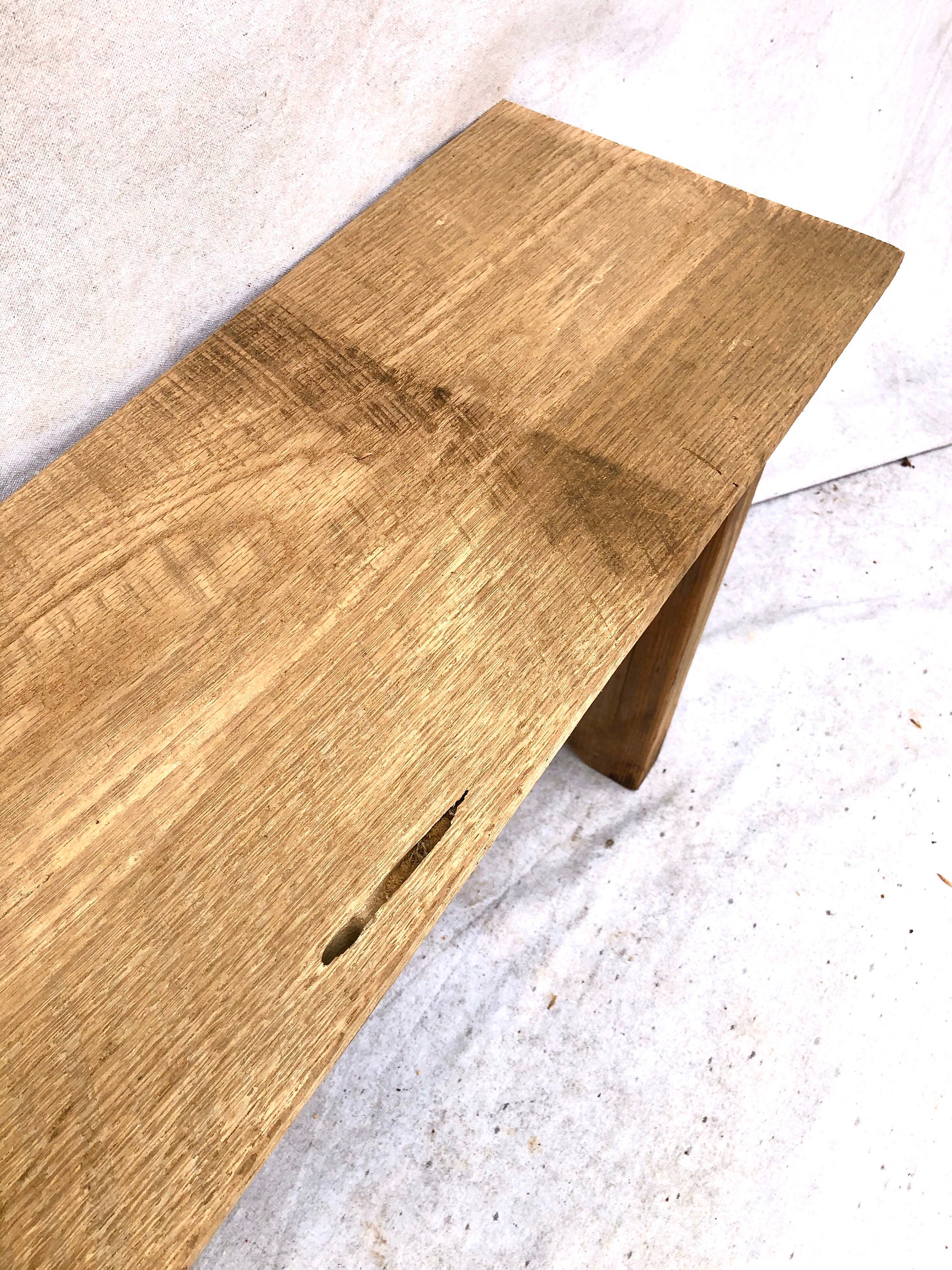 Banco rústico / Banco de entrada / Madera recuperada / Tapa de | Etsy