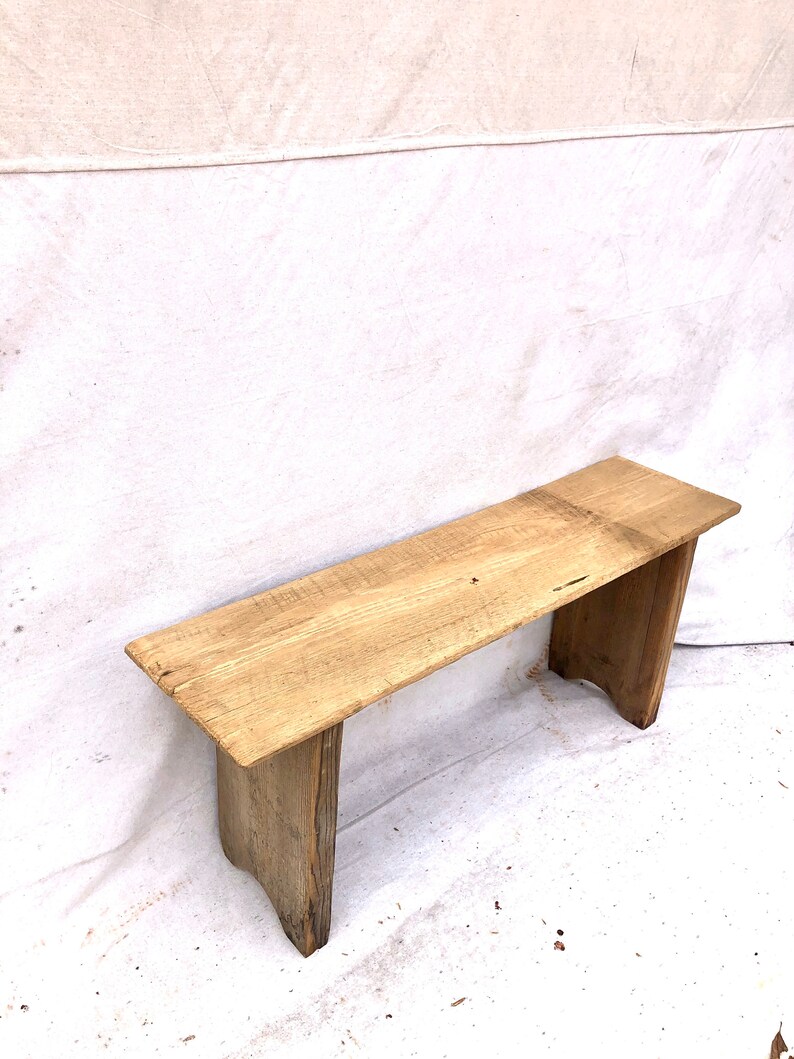 Banco rústico / Banco de entrada / Madera recuperada / Tapa de | Etsy