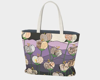 Moonlit Crocus Tote