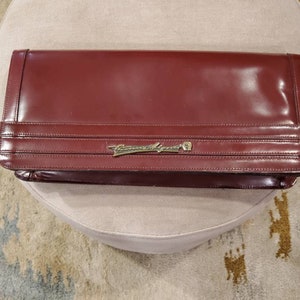 Clutch de piel Vintage Etienne Aigner