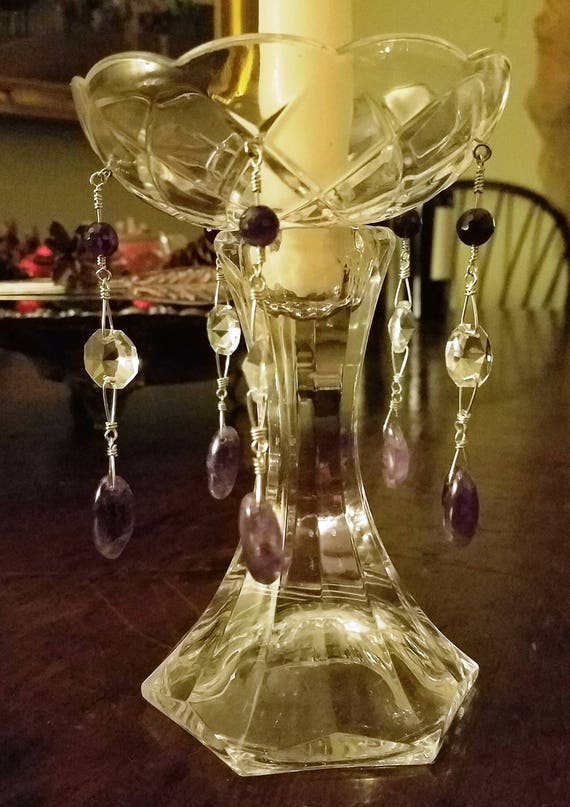 Vintage Clear Crystal Chandelier Parts Bobeches Prisms 14 Pieces Vintage Clear Crystal Chandelier Parts Bobeches Prisms 14 Pieces
