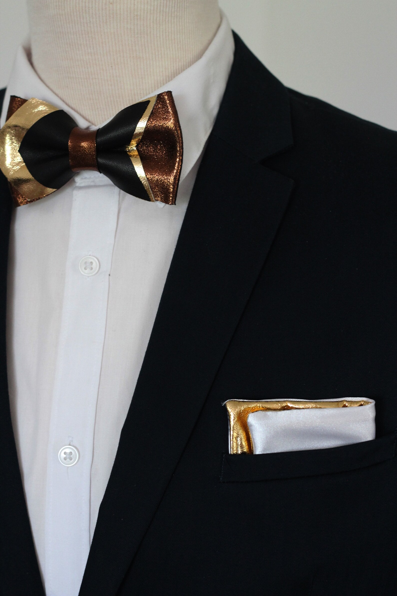 Mens Gold Pocket Square groomsmen gift handerkchiefs for men Etsy