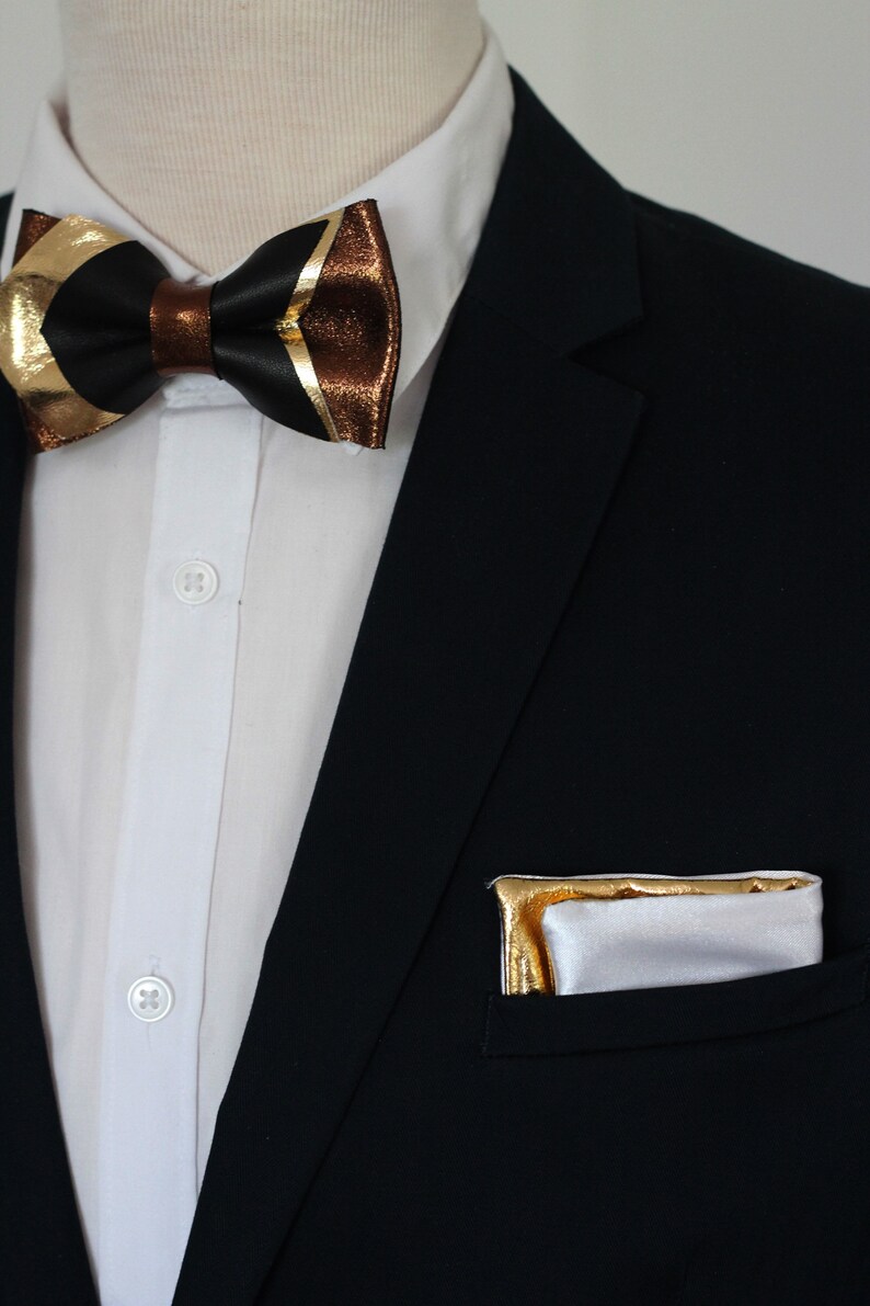 Mens Gold Pocket Square groomsmen gift handerkchiefs for men | Etsy
