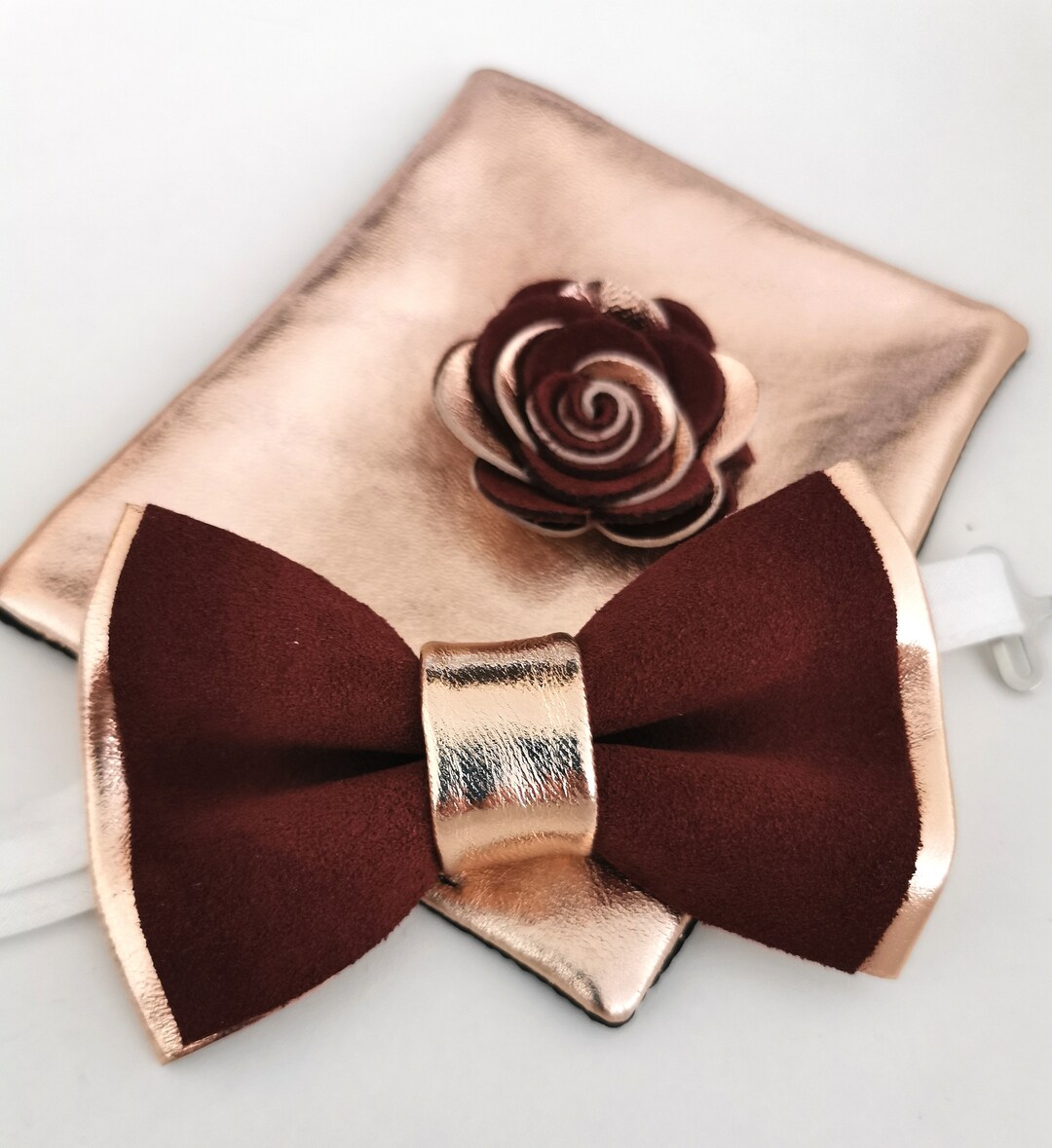 Cooper Red Jacquard One Button Wedding Men Suits with Gold