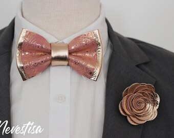 Nude Bow Tie - Etsy