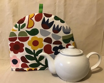 Tea Cosy - Handmade insulated cosy - reversible