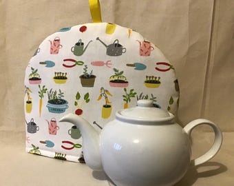 Tea Cosy - Handmade insulated cosy - reversible