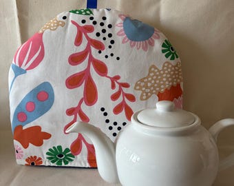 Tea Cosy - Handmade insulated cosy - reversible