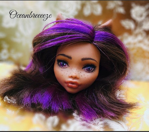 Clawdeen Wolf Monster High Doll Repaint Ooak Etsy