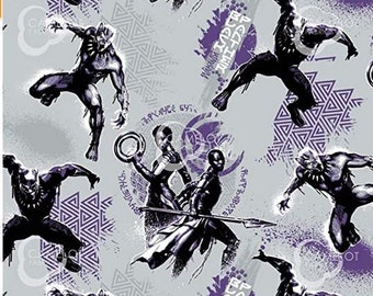 Black Panther Fabric Etsy Canada