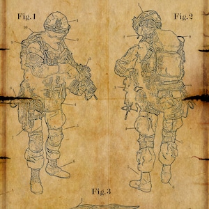 Navy Seals Patent Poster (PATENTS33)