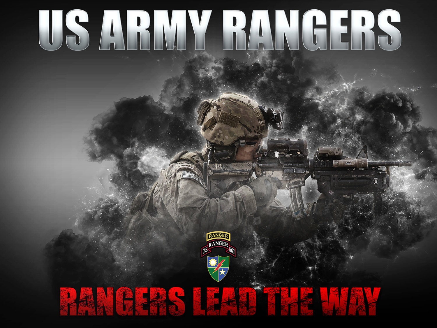 Rangers Lead The Way Wallpaper