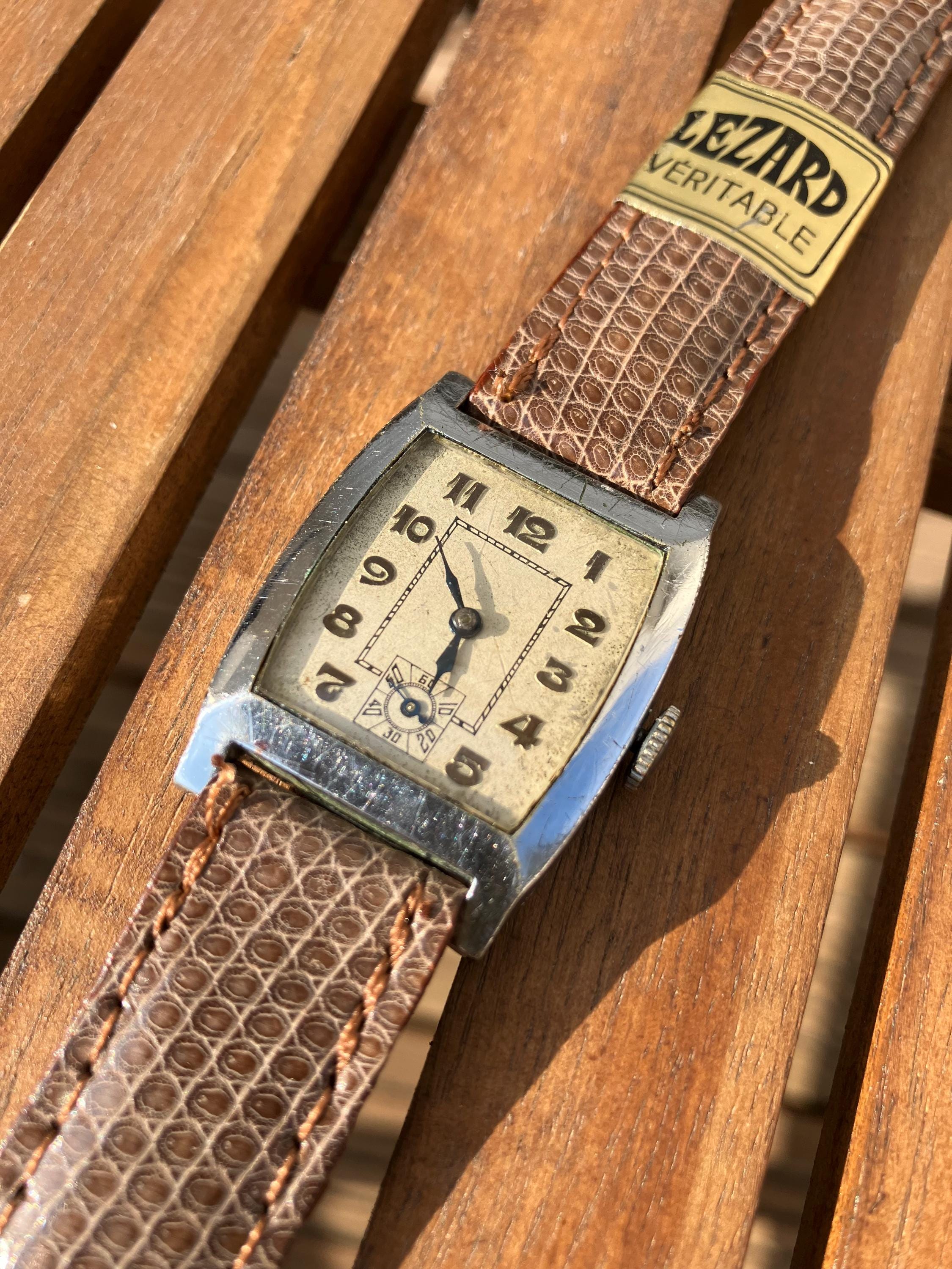 Montre Bracelet Plaquée Années 30 Pour Femme - Pièce Vintage Occasion