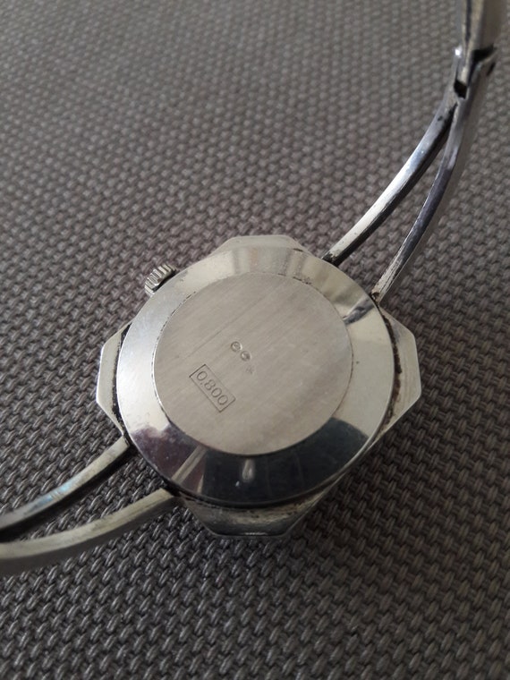 Belle Montre Vintage BARBEZAT Suisse - Mécanique à Remontage Manuel Pour Femme - Boîtier Et Bracelet En Acier - Style Luxe