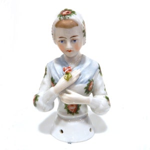 Original, Vintage, Goebel, German Half Doll, Pincushion Doll