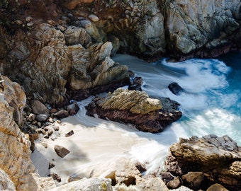 Surf Photography, Landscape Photography, Point Lobos, Big Sur, Ocean Photography, California, Surf Art, Wave art - "Point Lobos Lookout"