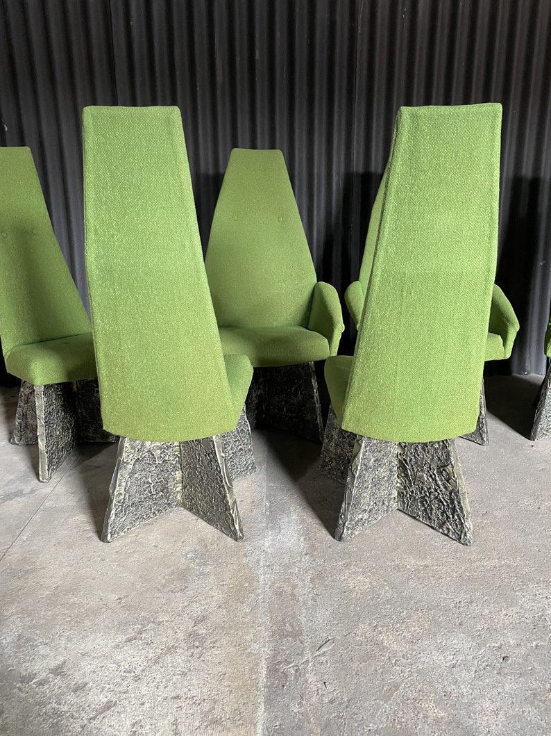 Adrian Pearsall Set of 6 Brutalist Dining Chairs image 6