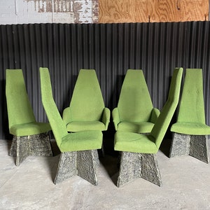 Adrian Pearsall Set of 6 Brutalist Dining Chairs image 3