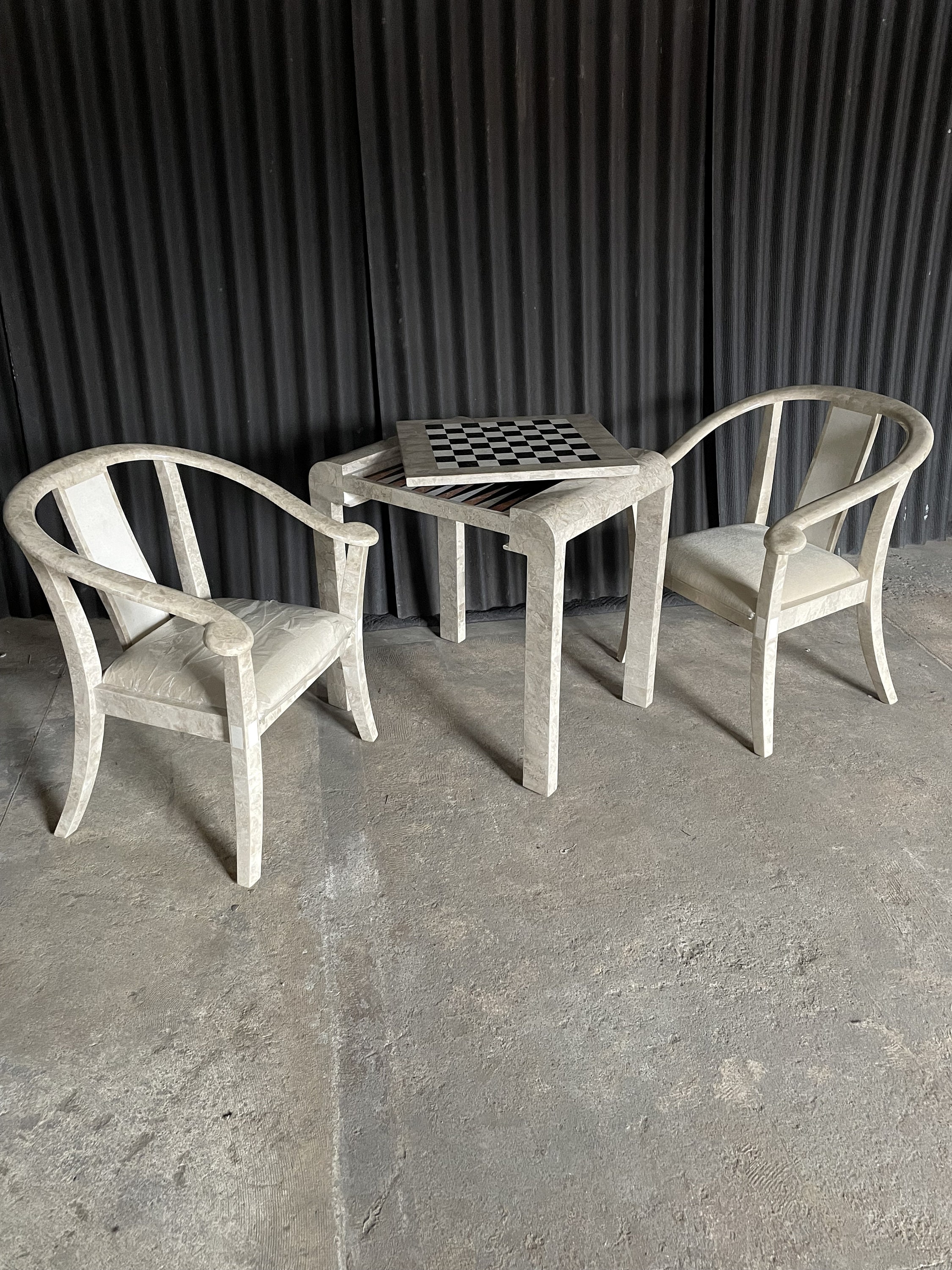 Backgammon patio chair deals
