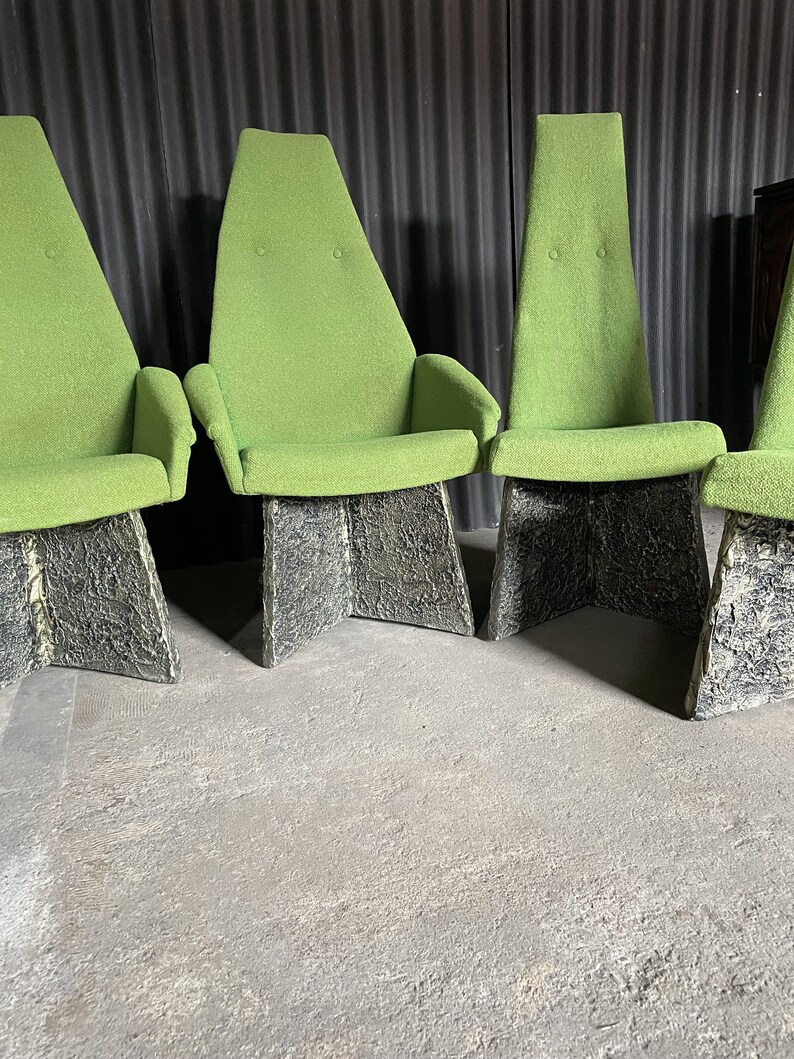 Adrian Pearsall Set of 6 Brutalist Dining Chairs image 7