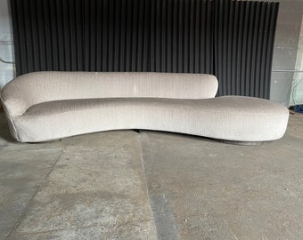 Vladimir Kagan Serpentine Sofa w/arm Right Model 150 BSA