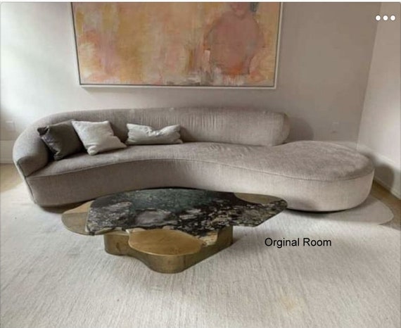 Vladimir kagan cheap serpentine sofa