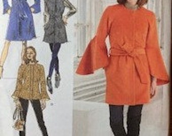 Simplicity 8469 Misses Lined Coat in two Lengths, Lined Jacket, and Unlined Jacket Sizes 4-22