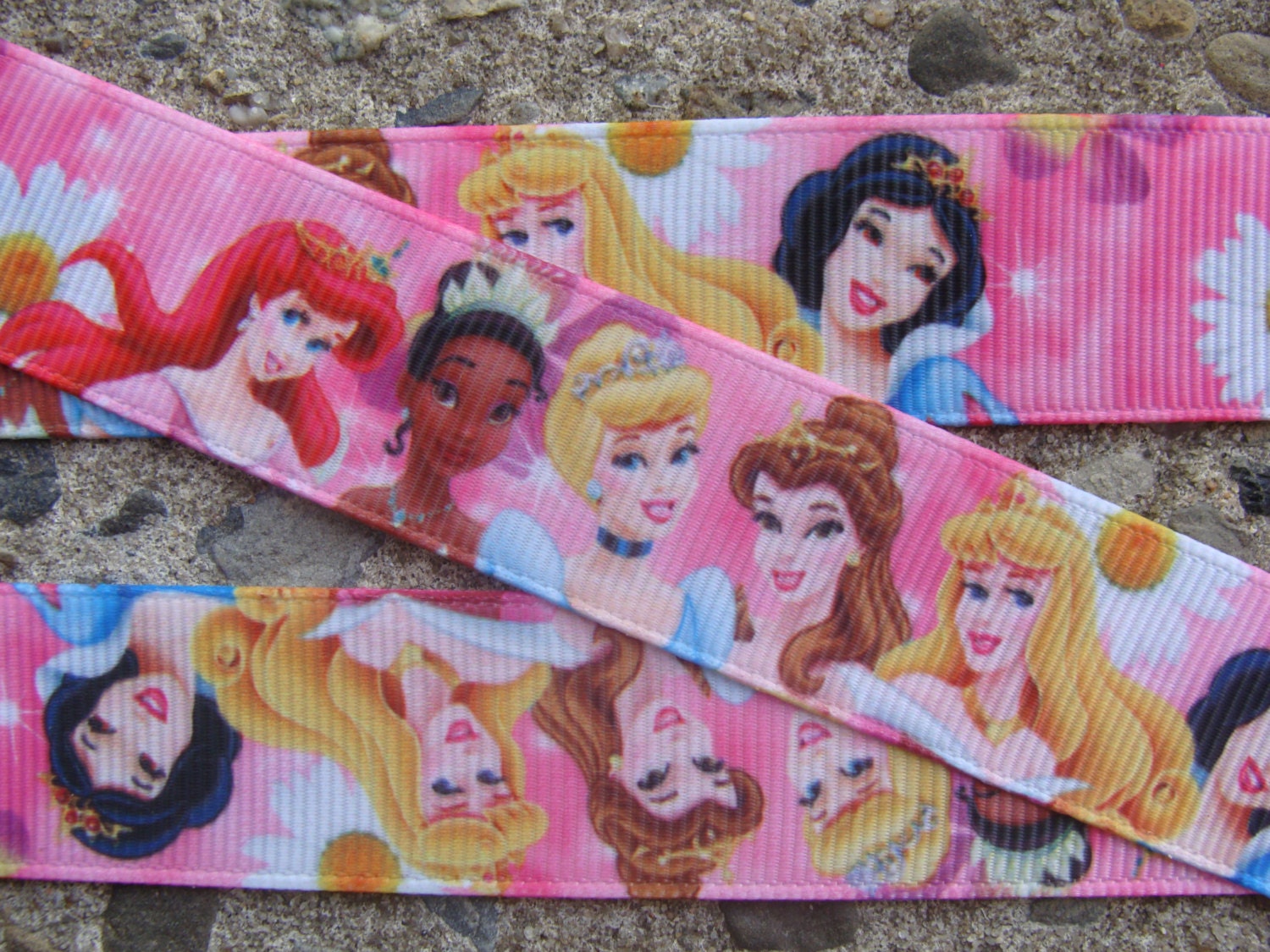 7/8 Princess Ribbon Disney Princess Ribbon Printed | Etsy
