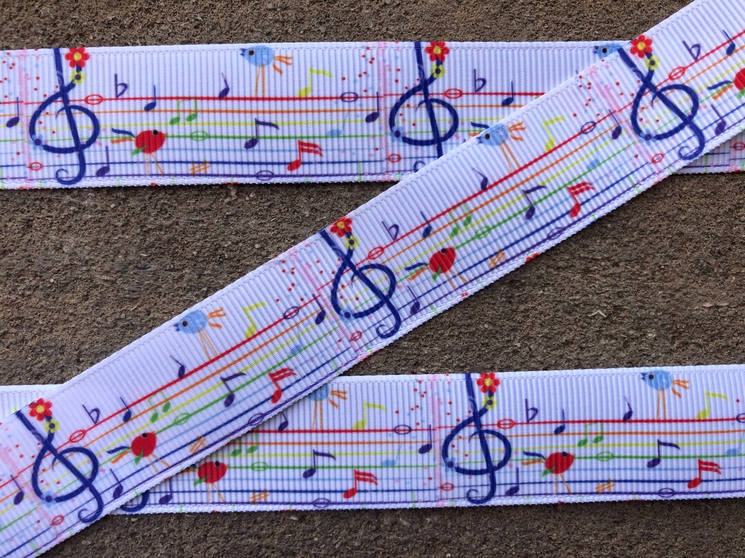 Musical Ribbon 3 Yards 7/8