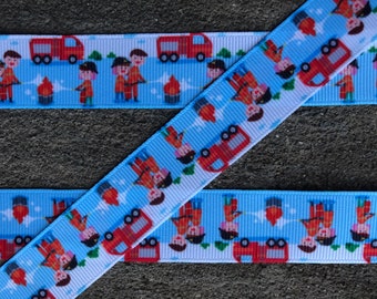 Firefighter Ribbon Grosgrain Ribbon