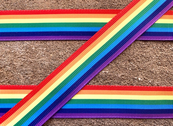3 yards 7//8/" Rainbow Pastel Stripes Grosgrain Ribbon DIY Hair Bow