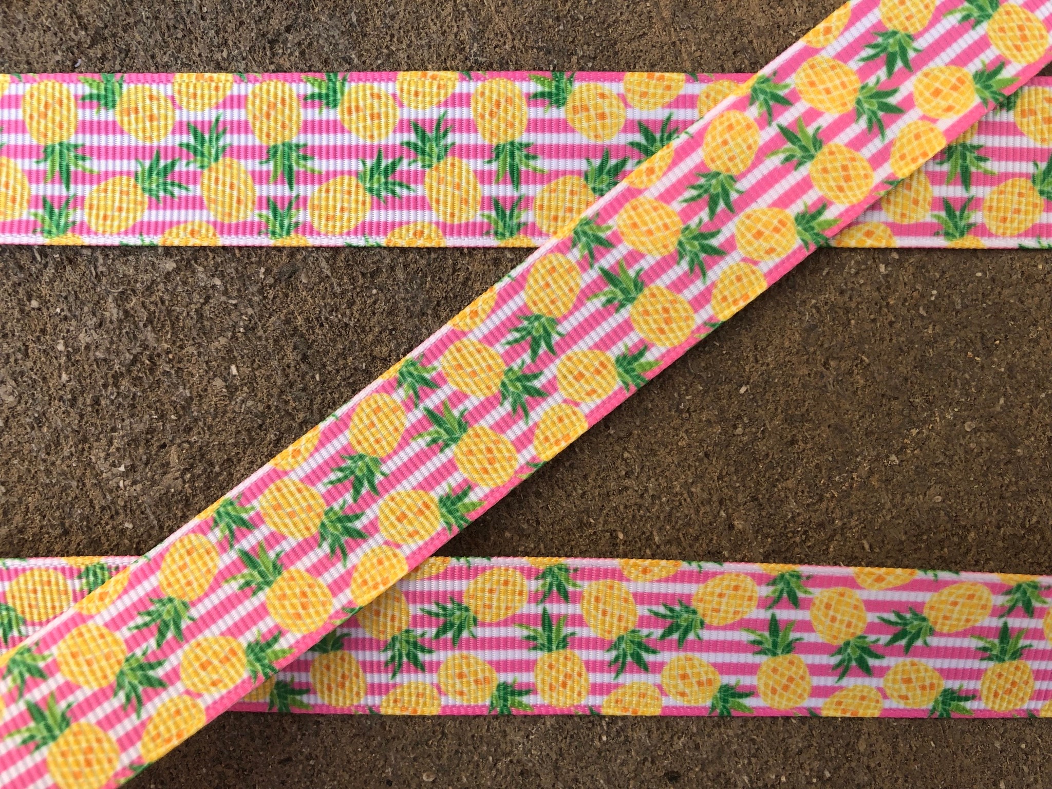●PINK PINEAPPLE● WRINKLE RIBBON HAIRBANDBLACK m1037_143782 Hairbows – Pink Pineapple