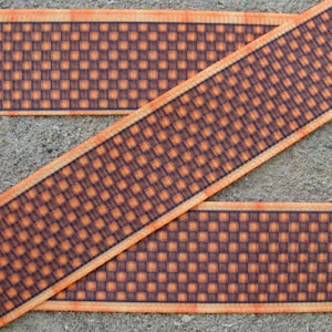 3 yards Thanksgiving Dots grosgrain hair bow ribbon 7/8&quot; orange and brown Polka Dots Printed Ribbon holiday ribbon