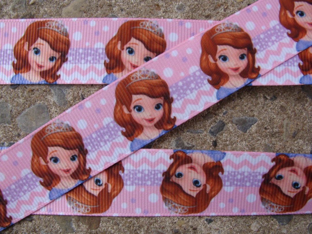 Sofia Ribbon Purple and Pink Princes Sofia the First Ribbon Etsy