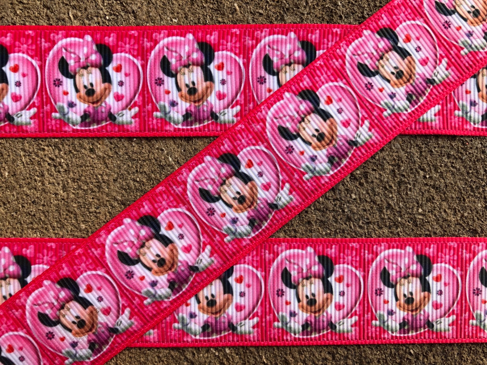 Minnie Rella Pink Ribbon 3 Yards 1