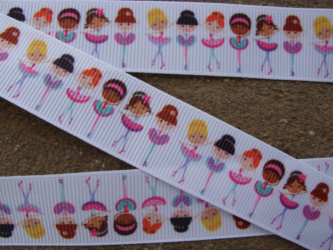 White Ballet Ribbons 7/8