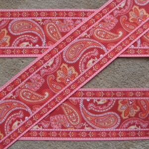3 yards Indian Ornaments Summer Flowers Ribbon Grosgrain Printed Ribbon 1 1/2&quot; inch Hair Bow Ribbon