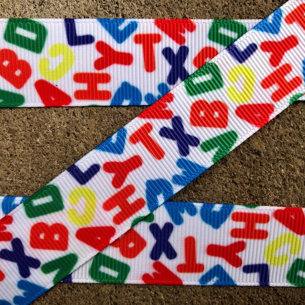 Alphabet Ribbon - Etsy