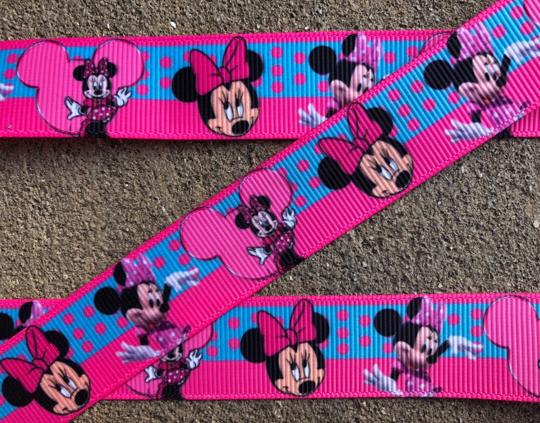 Minnie Rella Pink Ribbon 3 Yards 7/8